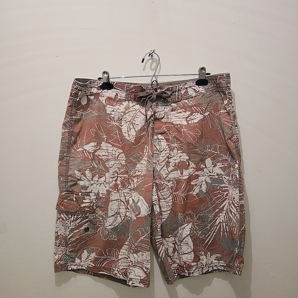 Tropical Print Men's Swim Shorts